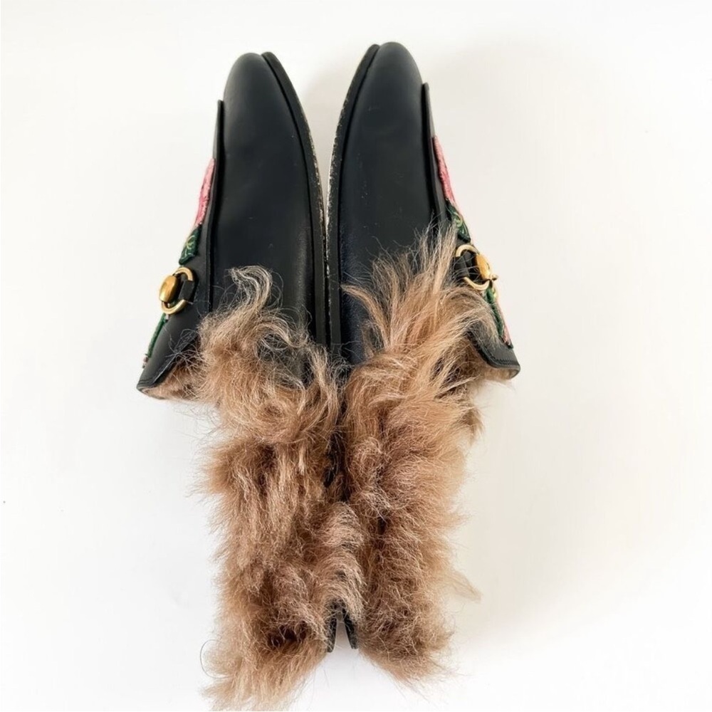 Gucci Loafer Mule Princetown with Fur - Picture 10 of 13